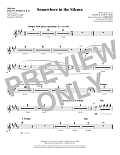 Somewhere in the Silence - Alto Sax (sub. Trumpet 2-3)