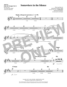 Somewhere in the Silence - Alto Sax (sub. Trumpet 2-3) 