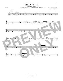 Bella Notte (from Lady And The Tramp) 