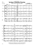 Springer Mountain Morning (based on "Bonny James Campbell") - Full Score