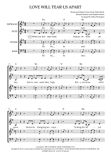 Love Will Tear Us Apart (arr. Gitika Partington) 
