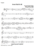 Jesus Paid It All - Violin 2