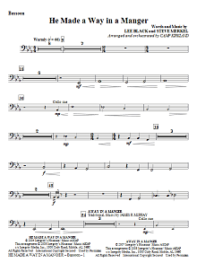 He Made A Way In A Manger - Bassoon 