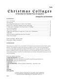 Christmas Collages - Viola