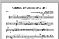 Grown Up Christmas List (with Optional Vocal Solo) - Oboe