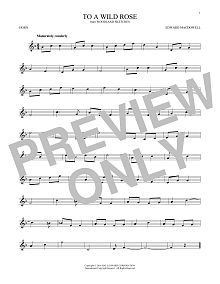To A Wild Rose, Op. 51, No. 1 