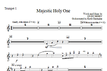 Majestic Holy One - Trumpet 1 