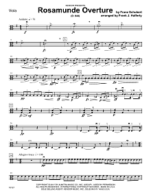 Rosamunde Overture (D. 644) - Viola 