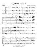 Trio #97, Movement 1 (arr. Kevin Kaisershot) - Full Score