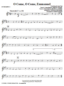 O Come, O Come, Emmanuel - Bb Trumpet 2 