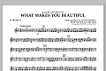 What Makes You Beautiful - Bb Trumpet 1