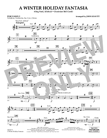 A Winter Holiday Fantasia - Percussion 2 