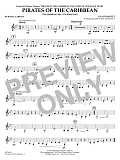 Pirates of the Caribbean (arr. Michael Sweeney) - Bb Bass Clarinet