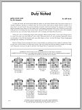 Duly Noted - Guitar Chord Chart