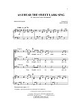 As I Hear The Sweet Lark Sing