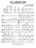 All I Ask Of You (from The Phantom Of The Opera)