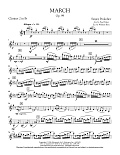 March, Op. 99 - Bb Clarinet 2