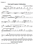 God And Country Celebration (Medley) - Trombone 1,2