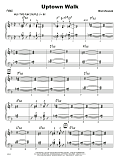 Uptown Walk - Piano