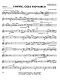 Fanfare, Gigue And March - Horn in F