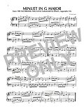 Minuet In G Major, BWV Appendix 116