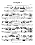Prelude In E-Flat Minor, Op. 23, No. 9