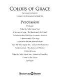 Colors of Grace - Lessons for Lent (New Edition) (Consort) - Percussion