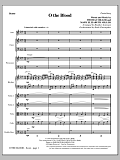 O The Blood - Full Score