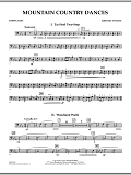 Mountain Country Dances - String Bass