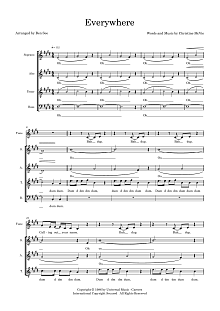 Everywhere (arr. Ben See) 