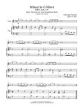 Minuet In G Minor, BWV Anh. 115