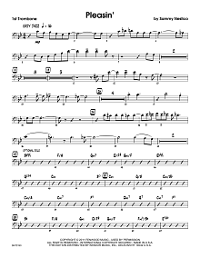 Pleasin' - 1st Trombone 