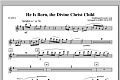 He Is Born, the Divine Christ Child - Flute 1