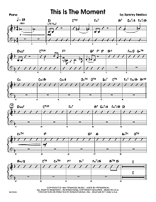 This Is The Moment (Professional Edition) - Piano 