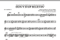Don't Stop Believin' - Bb Clarinet 2