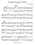 Invention No. 10 In G Major, BWV 781