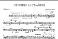 I Wonder As I Wander - Cello