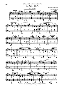 Mazurka in D Major, Op. 33, No. 2 