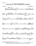 Peaceful the Wondrous Night - Percussion