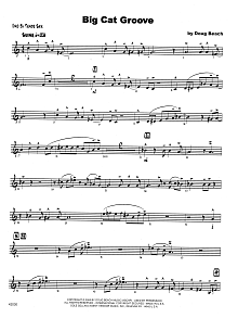Big Cat Groove - 2nd Bb Tenor Saxophone 