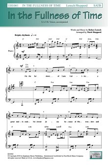 In The Fullness Of Time (arr. Mark Shepperd) 