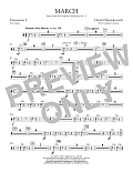 March from Suite for Variety Orchestra, No. 1 - Percussion 2