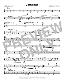 Veronique - 3rd Bb Trumpet 
