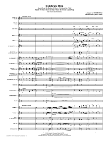 Celebrate Him (Medley) - Full Score 