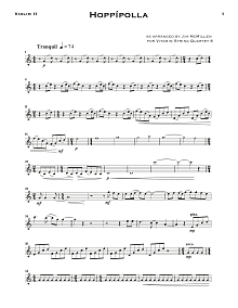 Hoppípolla (arr. Jim McMillen) - Violin 2 