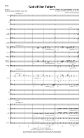 God of Our Fathers - Full Score