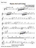 Rejoice, The Lord Is King - Flute/Piccolo