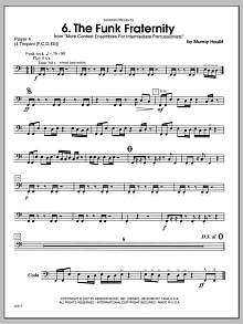 More Contest Ensembles For Intermediate Percussionists - Full Score 