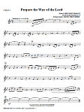 Prepare The Way Of The Lord - Violin 1