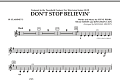 Don't Stop Believin' - Bb Clarinet 3